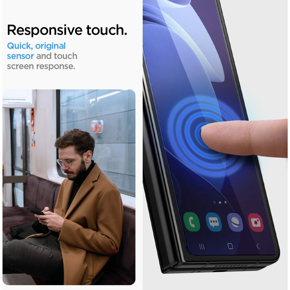 Hurtownia GSM - Tvrdé sklo Spigen GLAS.tR ez Fit + Fólie Hinge Film Samsung Galaxy Z Fold 4 - SPN2297 - {ean13} - Hurt