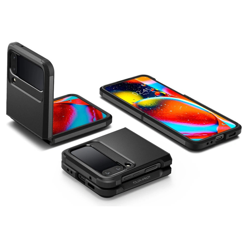 Hurtownia GSM - Etui Spigen Tough Armor Samsung Galaxy Z Flip 4 černé - SPN2298BLK - {ean13} - Hurt