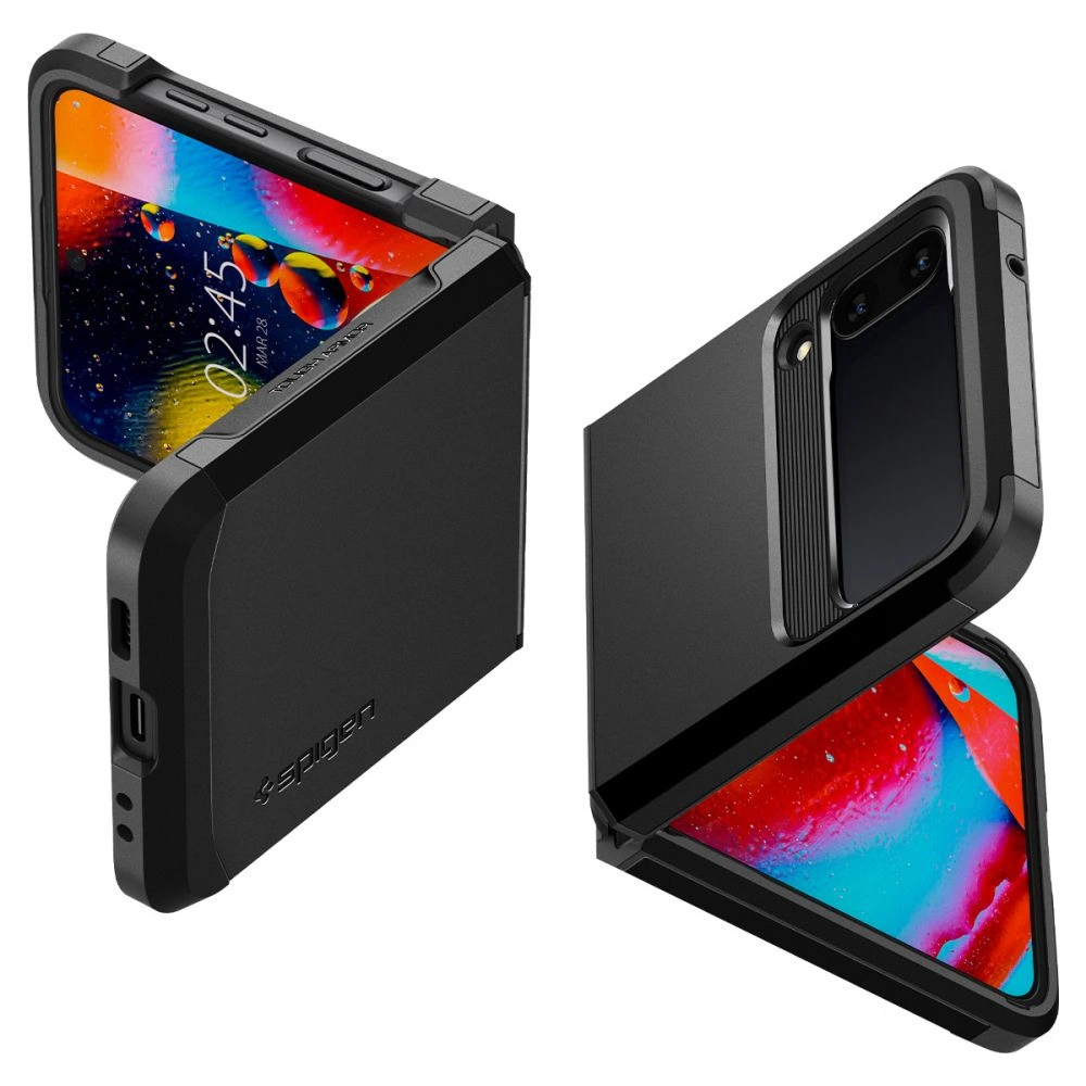 Hurtownia GSM - Etui Spigen Tough Armor Samsung Galaxy Z Flip 4 černé - SPN2298BLK - {ean13} - Hurt