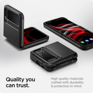 Wholesale Spigen Tough Armor Samsung Galaxy Z Flip 4 Black - SPN2298BLK - {ean13} - Hurt