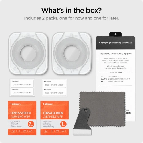 Szkło hartowane Spigen GLAS.tR ez Fit Samsung Galaxy Watch 5 Pro 45mm [2 PACK]