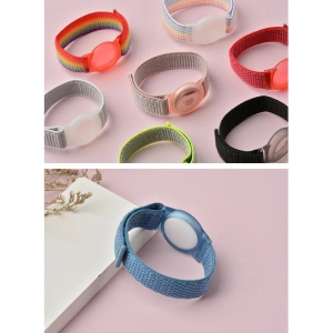 Wholesale Tech-Protect Nylon For Kids Apple AirTag Lime - THP1246LIM - {ean13} - Hurt