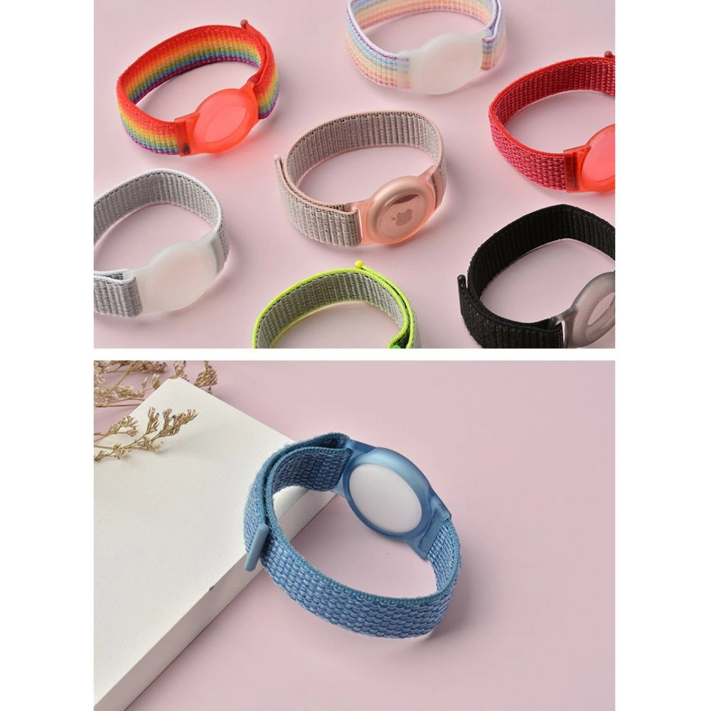 Pasek Tech-Protect Nylon pro děti Apple AirTag Limetkový