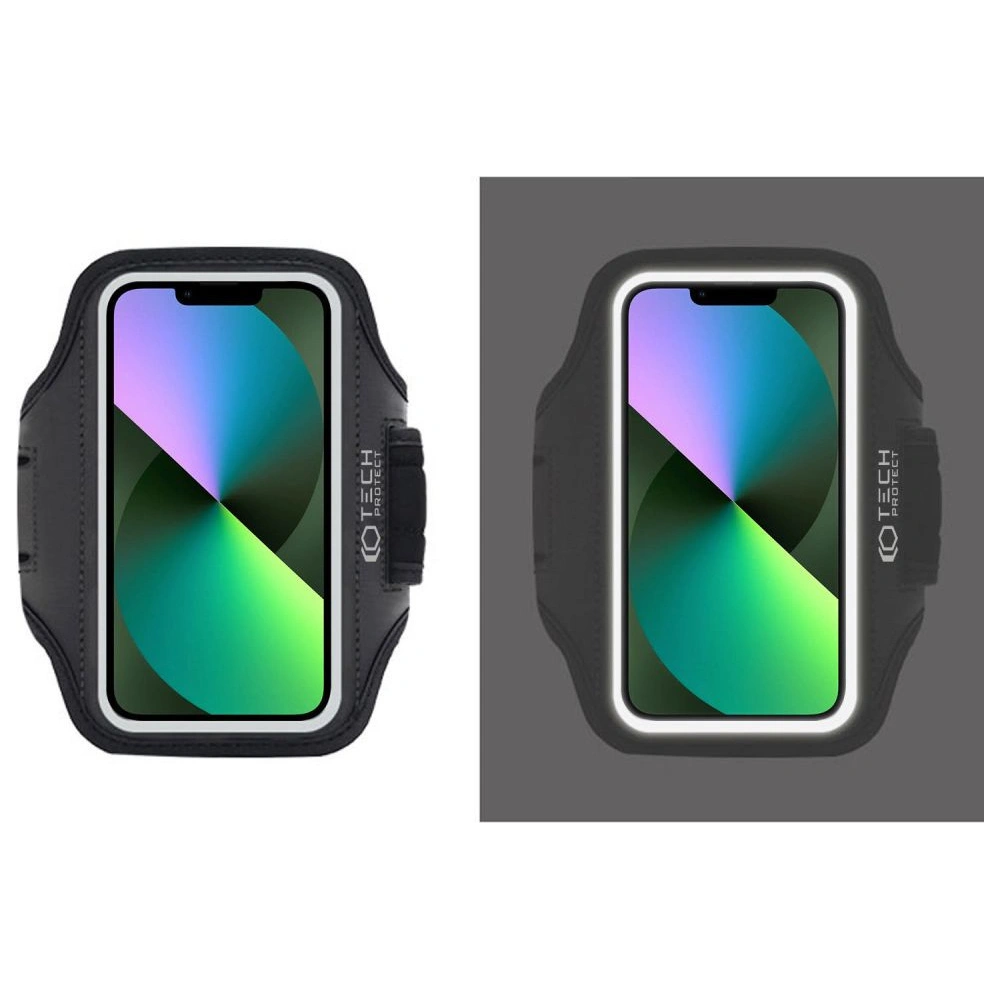 Hurtownia GSM - Opasek na ruku Tech-Protect M2 Univerzální sportovní náramek černý - THP1248BLK - {ean13} - Hurt