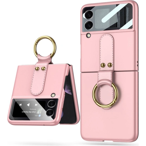 Etui Tech-Protect Icon Ring Samsung Galaxy Z Flip 4 Rose Gold
