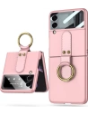 Etui Tech-Protect Icon Ring Samsung Galaxy Z Flip 4 Růžové zlato