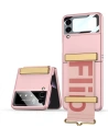 Etui Tech-Protect Icon Belt Samsung Galaxy Z Flip 4 Růžově zlatá