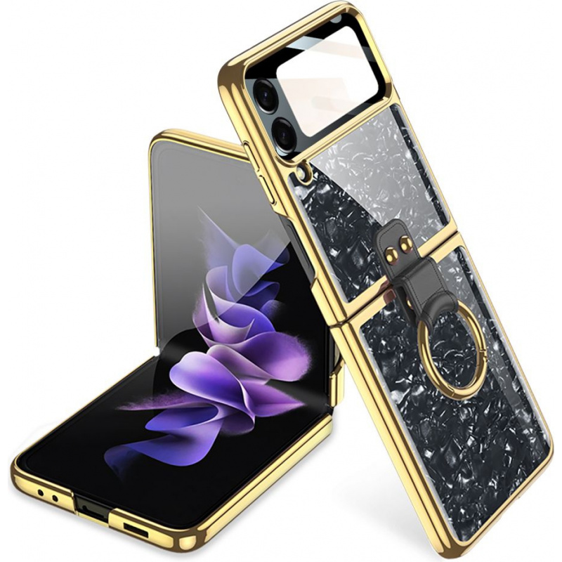 Hurtownia Tech-Protect - 9589046926631 - THP1268BLKGLD - Etui Tech-Protect Mood Ring Samsung Galaxy Z Flip 4 Black/Gold - B2B homescreen