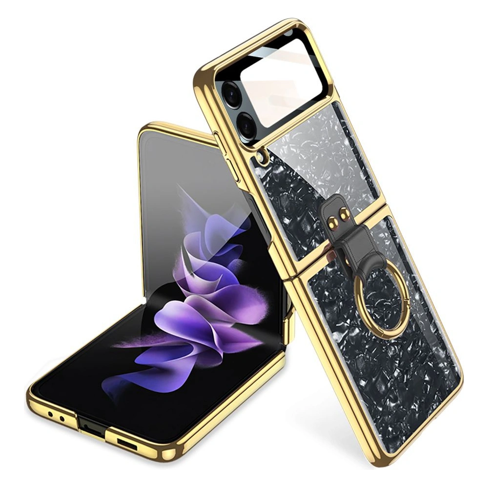 Wholesale Tech-Protect Mood Ring Samsung Galaxy Z Flip 4 Black/Gold - THP1268BLKGLD - {ean13} - Hurt