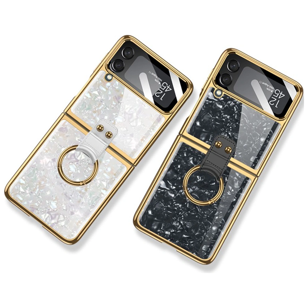 Wholesale Tech-Protect Mood Ring Samsung Galaxy Z Flip 4 Black/Gold - THP1268BLKGLD - {ean13} - Hurt