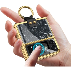 Wholesale Tech-Protect Mood Ring Samsung Galaxy Z Flip 4 Black/Gold - THP1268BLKGLD - {ean13} - Hurt