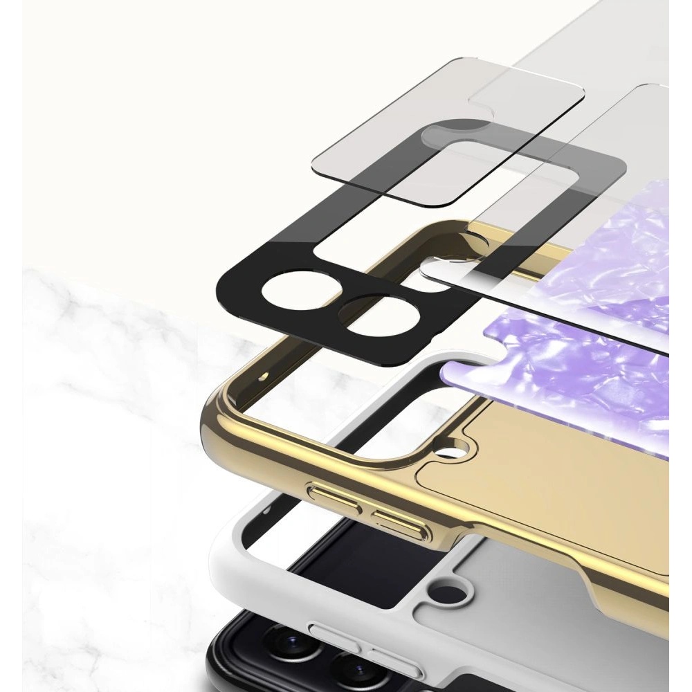 Wholesale Tech-Protect Mood Ring Samsung Galaxy Z Flip 4 Black/Gold - THP1268BLKGLD - {ean13} - Hurt