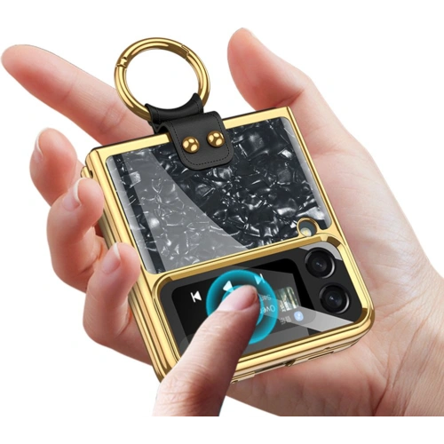 Etui Tech-Protect Mood Ring Samsung Galaxy Z Flip 4 Pink/Gold