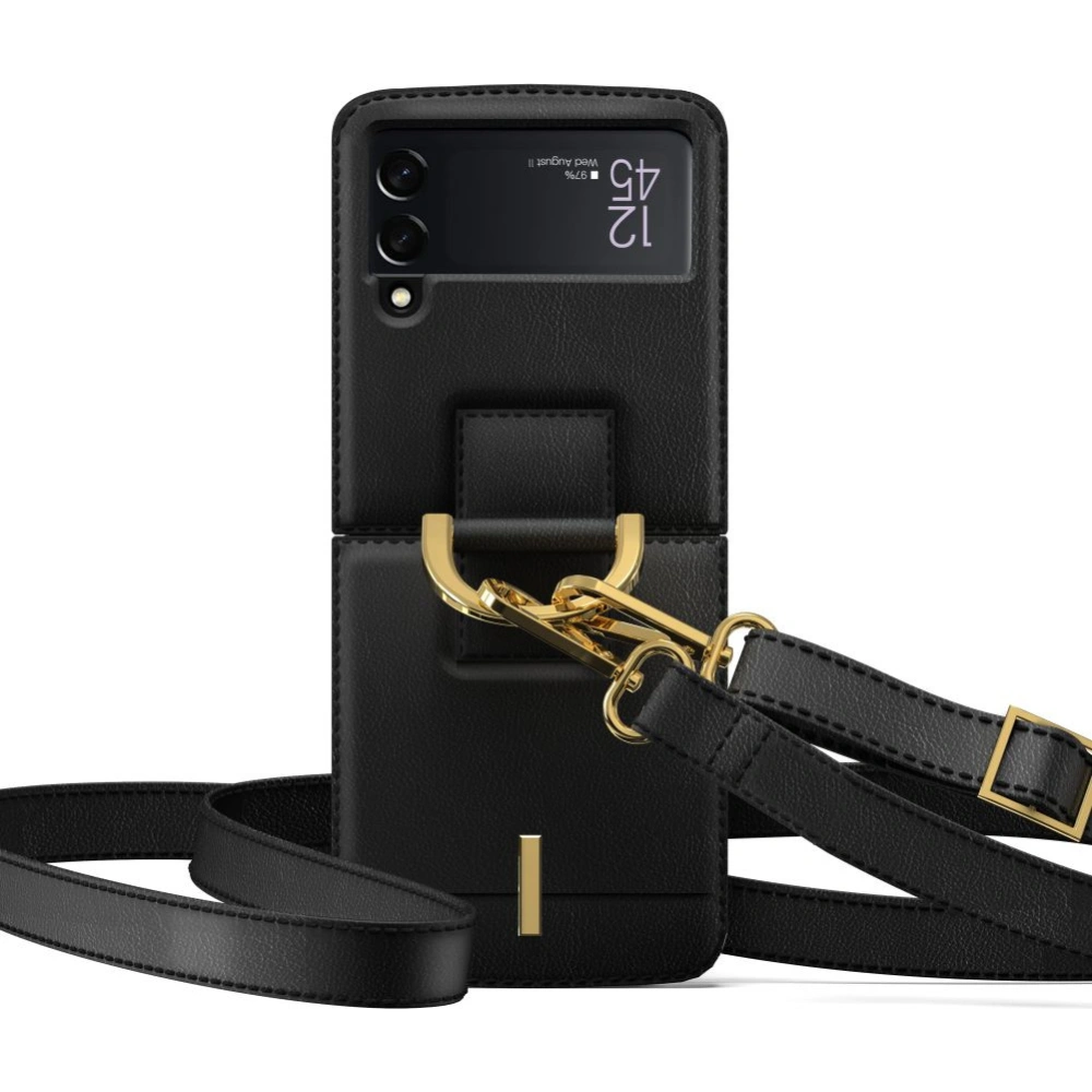 Hurtownia GSM - Etui Tech-Protect Wallet Chain Samsung Galaxy Z Flip 4 černé - THP1271BLK - {ean13} - Hurt
