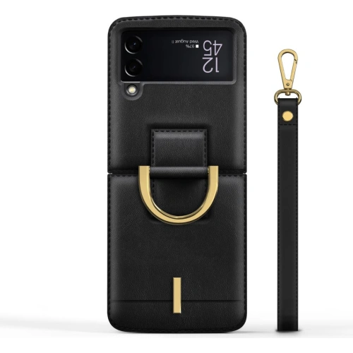 Etui Tech-Protect Wallet Chain Samsung Galaxy Z Flip 4 Black