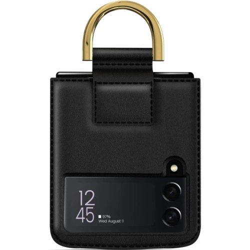 Etui Tech-Protect Wallet Chain Samsung Galaxy Z Flip 4 Black