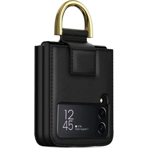 Etui Tech-Protect Wallet Chain Samsung Galaxy Z Flip 4 Black