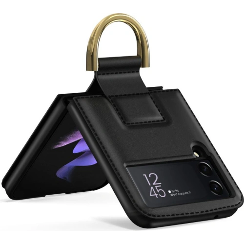 Etui Tech-Protect Wallet Chain Samsung Galaxy Z Flip 4 Black