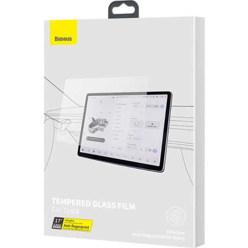 Szkło hartowane 0.3mm Baseus Crystal Tesla X/S