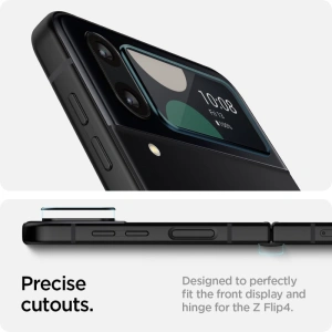 Wholesale Spigen GLAS.tR ez Fit + Hinge Film Samsung Galaxy Z Flip 4 Black [2 PACK] - SPN2309BLK - {ean13} - Hurt