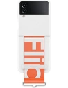 Wholesale Samsung Galaxy Z Flip 4 EF-GF721TWEGWW white Silicone Cover Strap - SMG737WHT - {ean13} - Hurt