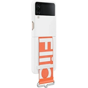 Wholesale Samsung Galaxy Z Flip 4 EF-GF721TWEGWW white Silicone Cover Strap - SMG737WHT - {ean13} - Hurt