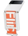 Wholesale Samsung Galaxy Z Flip 4 EF-GF721TWEGWW white Silicone Cover Strap - SMG737WHT - {ean13} - Hurt