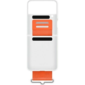 Wholesale Samsung Galaxy Z Flip 4 EF-GF721TWEGWW white Silicone Cover Strap - SMG737WHT - {ean13} - Hurt