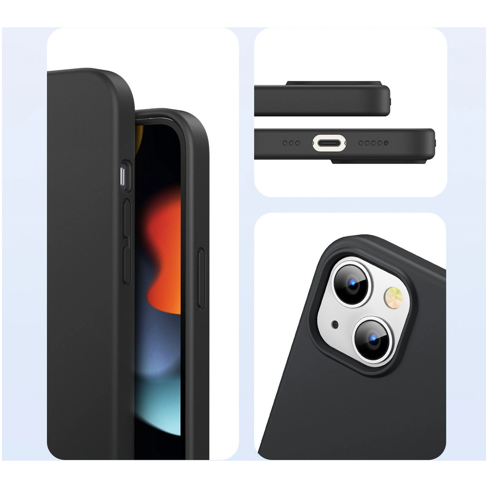 Hurtownia GSM - Etui UGREEN Protective Silicone Case Apple iPhone 13 mini czarny - UGR1371BLK - {ean13} - Hurt