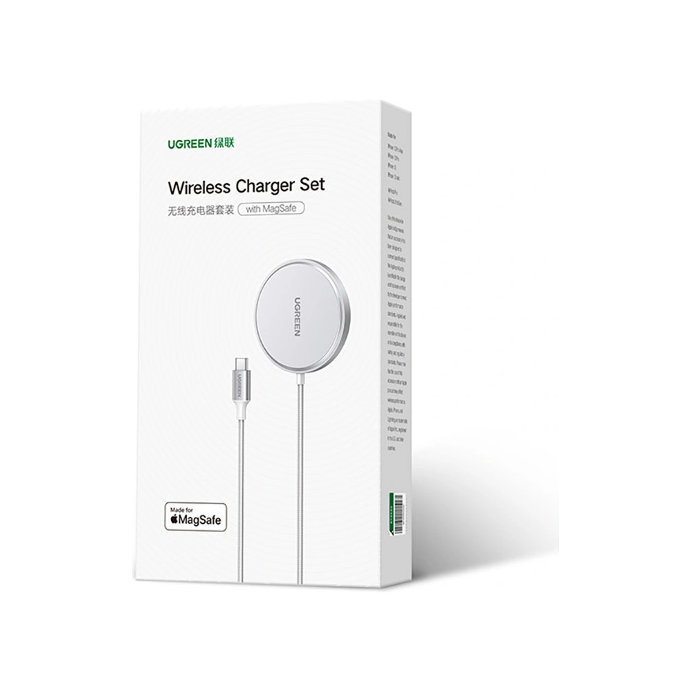 Wholesale UGREEN CD284 Wireless Charger with MagSafe silver - UGR1372SLV - {ean13} - Hurt