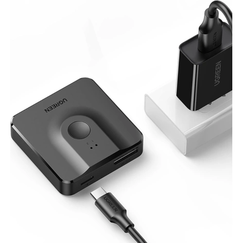 Rozdzielacz sygnału UGREEN CM430 2x DisplayPort (wejście) do 1x DisplayPort (wyjście) przełącznik 4K/1080p czarny