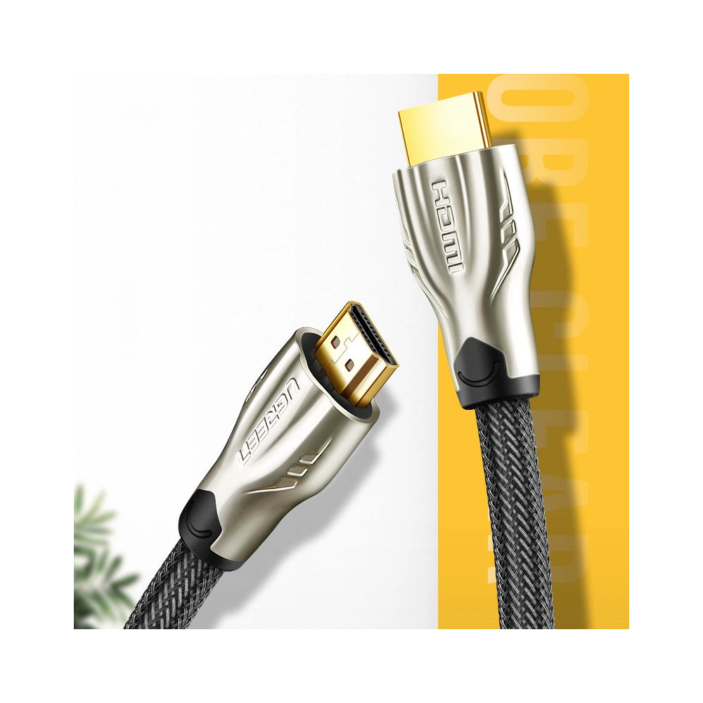 Wholesale UGREEN HD102 HDMI Cable Metal Connector with Nylon Braid 1.5m Gold - UGR1375GLD - {ean13} - Hurt