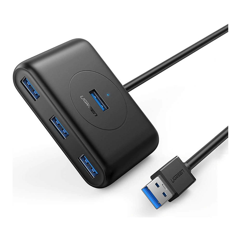 Hurtownia GSM - HUB UGREEN CR113 USB - 4 x USB 3.0 25m czarny - UGR1376BLK - {ean13} - Hurt