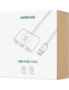 Hurtownia GSM - HUB UGREEN CR113 USB - 4 x USB 3.0 25m czarny - UGR1376BLK - {ean13} - Hurt