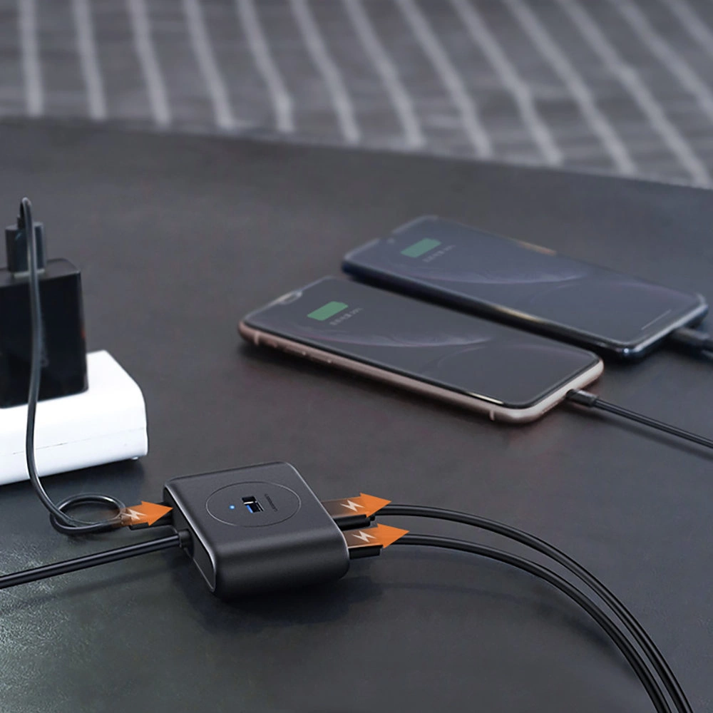 Hurtownia GSM - HUB UGREEN CR113 USB - 4 x USB 3.0 25m černý - UGR1376BLK - {ean13} - Hurt