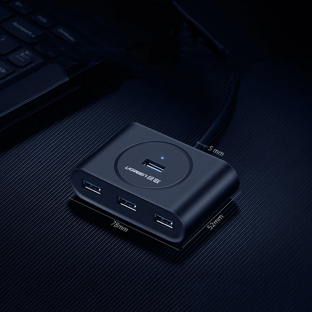Hurtownia GSM - HUB UGREEN CR113 USB - 4 x USB 3.0 25m černý - UGR1376BLK - {ean13} - Hurt