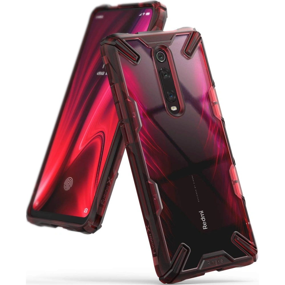 Hurtownia GSM - Etui Ringke Fusion-X Xiaomi Mi 9T/Redmi K20 Ruby Red - RGK930RED - {ean13} - Hurt