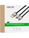 Hurtownia GSM - Kabel UGREEN US196 USB - USB-C + microUSB 1m czarny - UGR1379BLK - {ean13} - Hurt