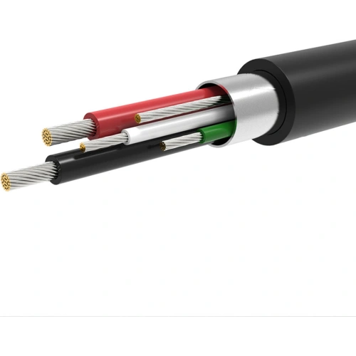 Kabel UGREEN US196 USB - USB-C + microUSB 1m czarny