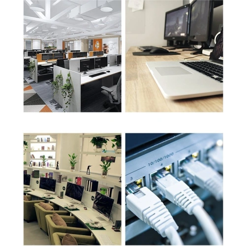 Kabel sieciowy UGREEN NW121 Ethernet RJ45 Cat 8 T568B 1.5m czarny