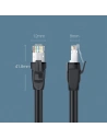 Hurtownia GSM - Kabel sieciowy UGREEN NW121 Ethernet RJ45 Cat 8 T568B 1.5m czarny - UGR1380BLK - {ean13} - Hurt