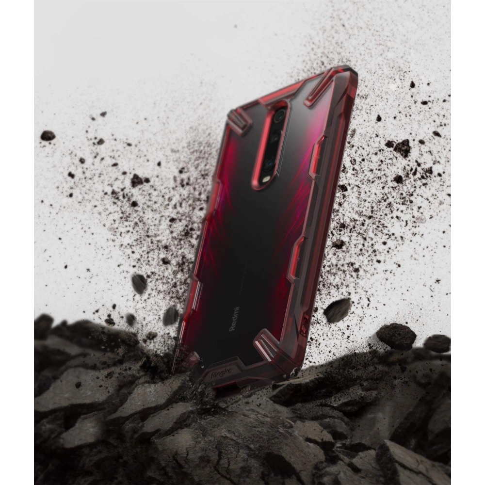 Hurtownia GSM - Etui Ringke Fusion-X Xiaomi Mi 9T/Redmi K20 Ruby Red - RGK930RED - {ean13} - Hurt