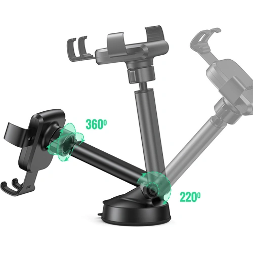 Uchwyt samochodowy UGREEN LP200 grawitacyjny do telefonu na deskę rozdzielczą czarny