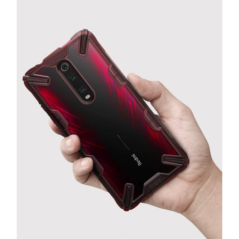 Hurtownia GSM - Etui Ringke Fusion-X Xiaomi Mi 9T/Redmi K20 Ruby Red - RGK930RED - {ean13} - Hurt