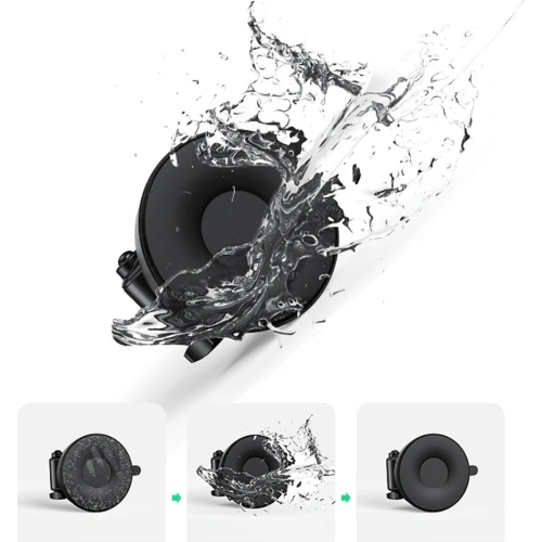 Uchwyt samochodowy UGREEN LP200 grawitacyjny do telefonu na deskę rozdzielczą czarny