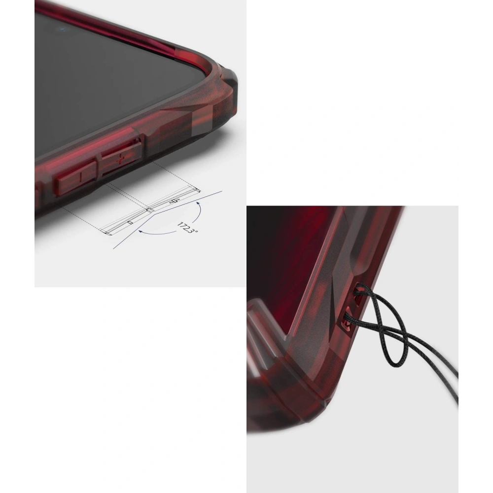 Hurtownia GSM - Etui Ringke Fusion-X Xiaomi Mi 9T/Redmi K20 Ruby Red - RGK930RED - {ean13} - Hurt