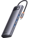 Hurtownia GSM - Hub 8w1 Baseus Metal Gleam Series USB-C - 3x USB 3.0 + 2x HDMI + USB-C PD + microSD/SD - BSU3490 - {ean13} - Hurt