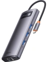 Hurtownia GSM - Hub 8w1 Baseus Metal Gleam Series USB-C - 3x USB 3.0 + 2x HDMI + USB-C PD + Ethernet RJ45 - BSU3491 - {ean13} - Hurt