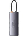 Hurtownia GSM - Hub 6w1 Baseus Metal Gleam Series USB-C - 3x USB 3.0 + HDMI + USB-C PD + VGA - BSU3495 - {ean13} - Hurt