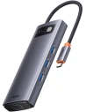 Hurtownia GSM - Hub 6v1 Baseus Metal Gleam Series USB-C - 3x USB 3.0 + HDMI + USB-C PD + VGA - BSU3495 - {ean13} - Hurt